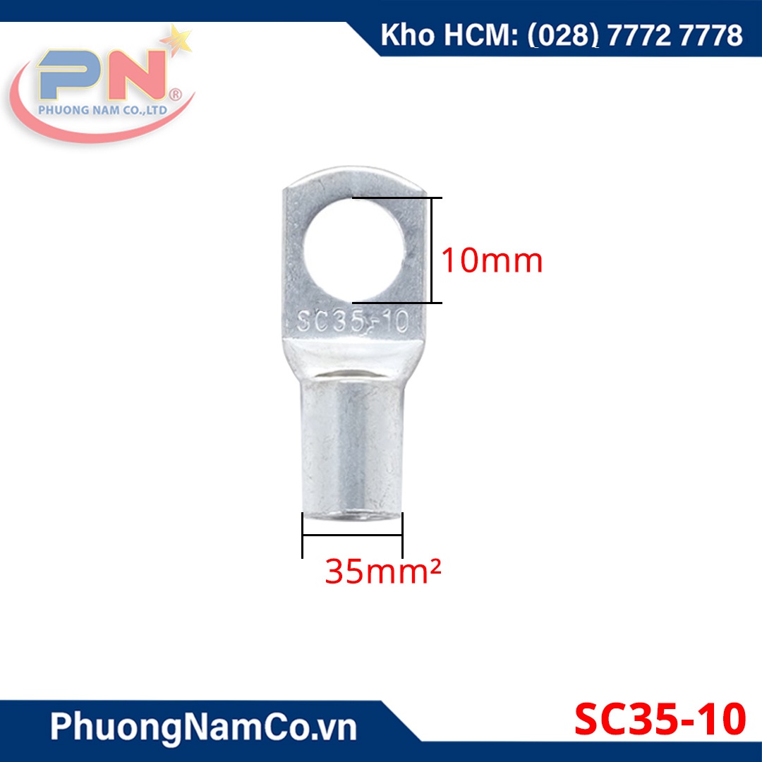 Đầu Cos Đồng SC35 Mạ Xi