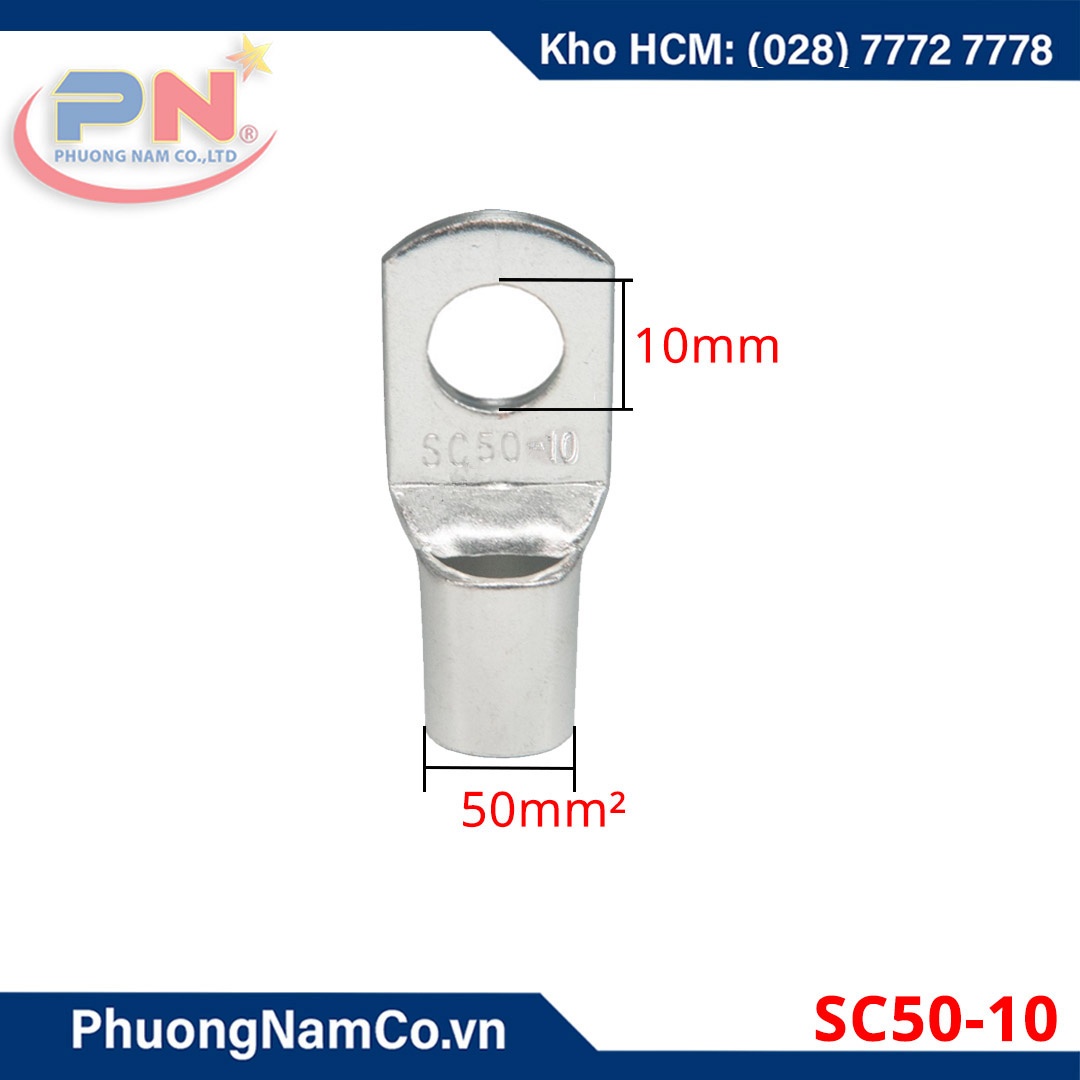 Đầu Cos Đồng SC50 Mạ Xi