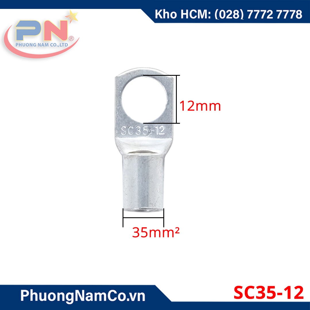 Đầu Cos Đồng SC35 Mạ Xi