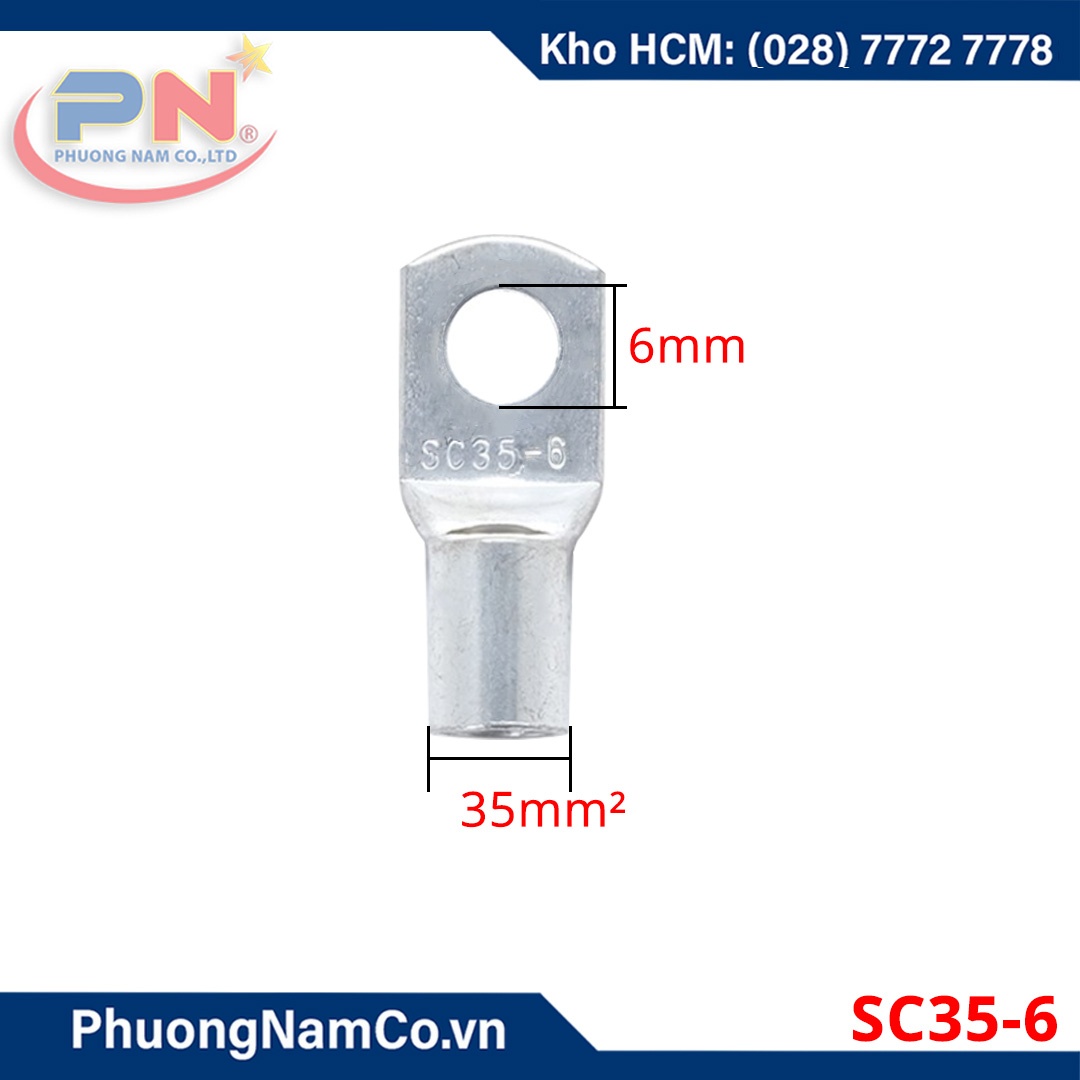 Đầu Cos Đồng SC35 Mạ Xi