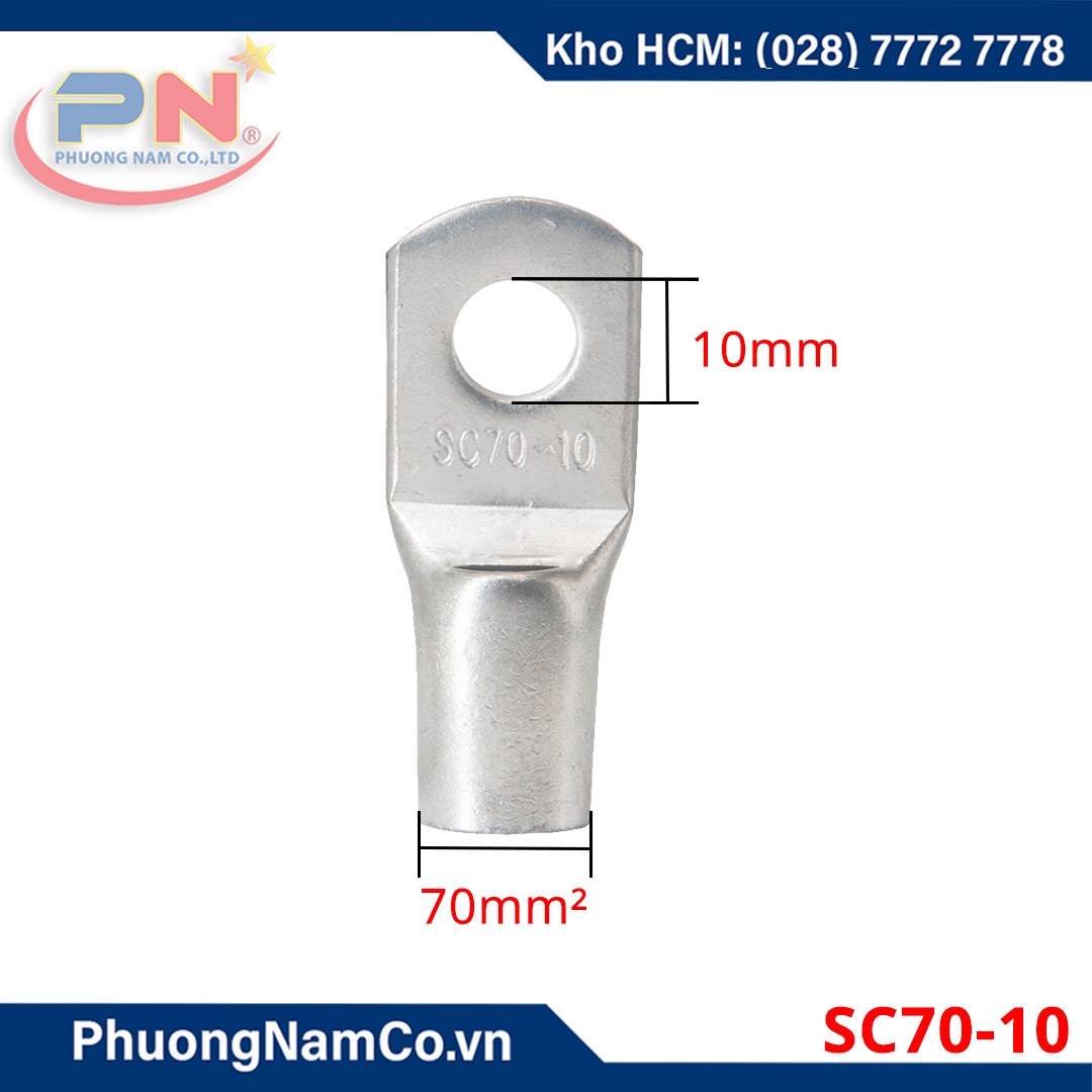 Đầu Cos Đồng SC70 Mạ Xi