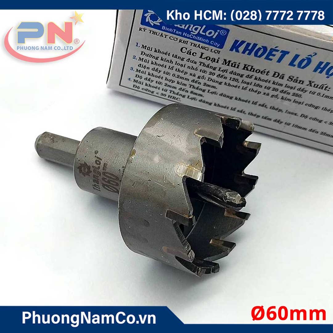 Mũi Khoét Hợp Kim Thắng Lợi Phi 60