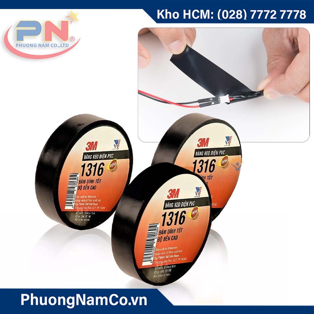 Băng keo điện 3M PVC 1316