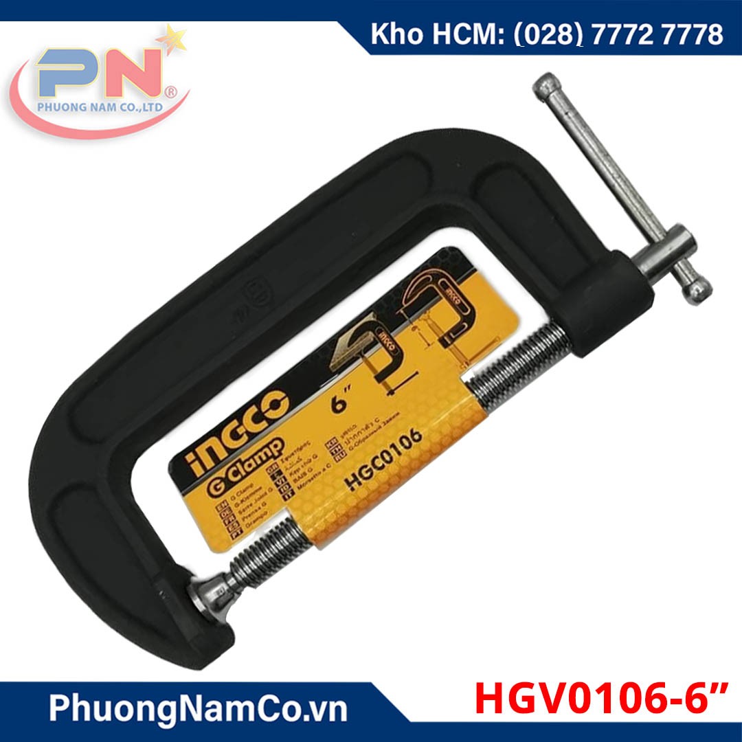 Bộ Cảo chữ C INGCO HGC0106 150mm