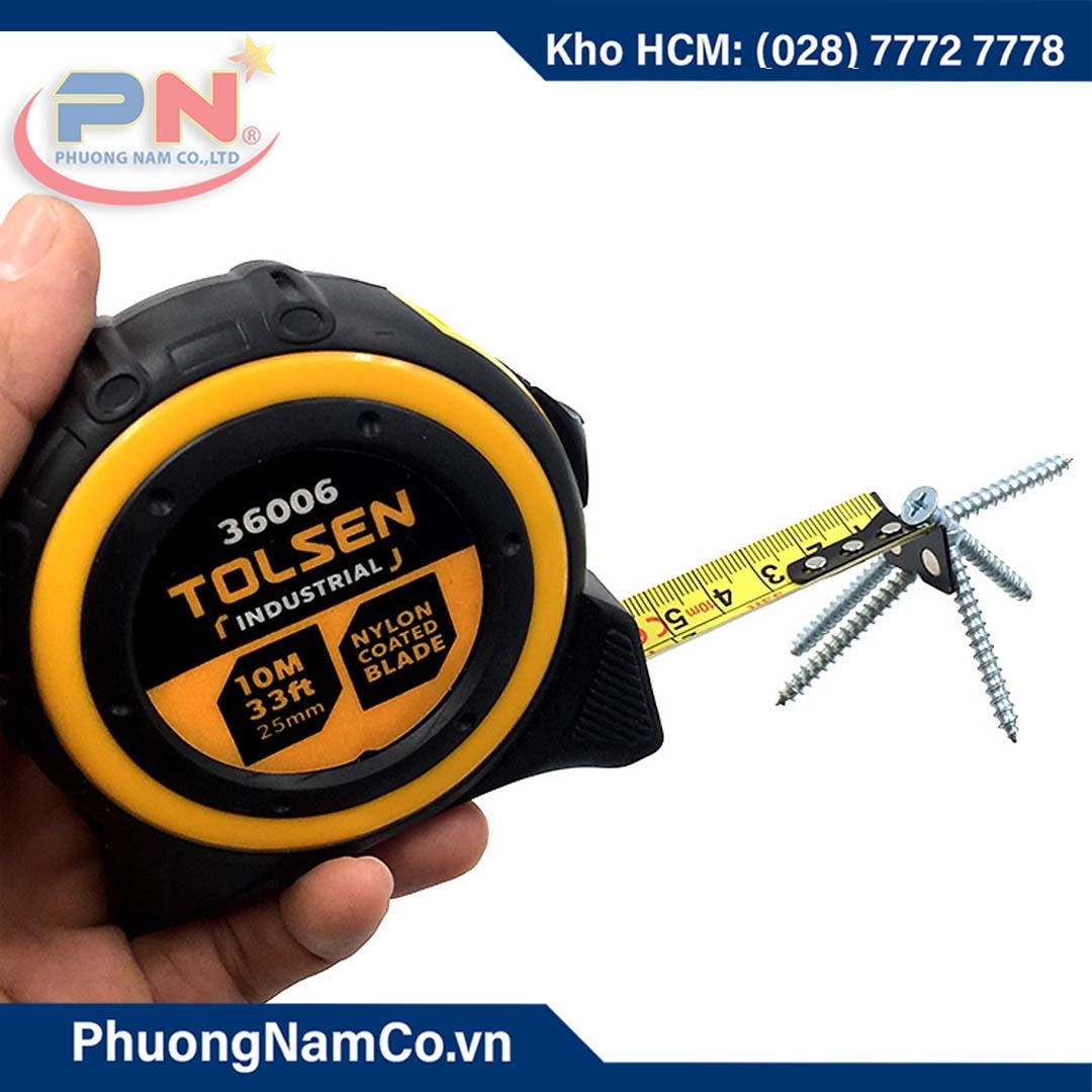 Thước Cuộn Công Nghiệp 10m/25m Tolsen 36006