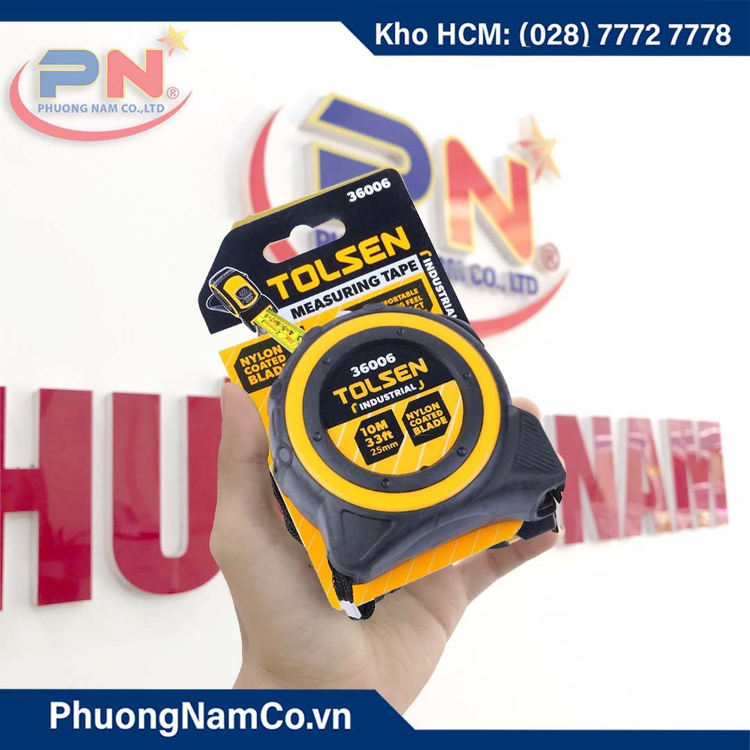 Thước Cuộn Công Nghiệp 10m/25m Tolsen 36006