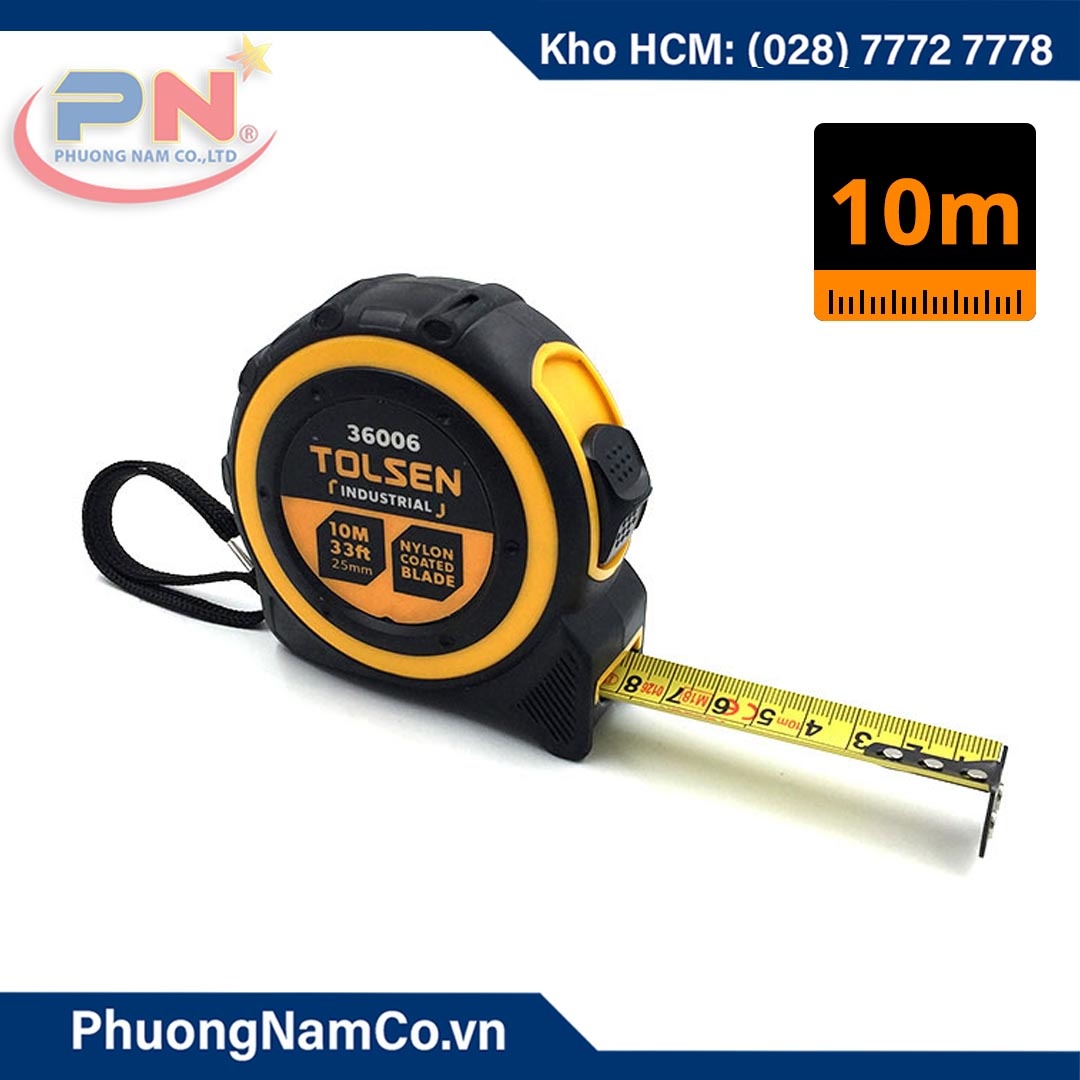 Thước Cuộn Công Nghiệp 10m/25m Tolsen 36006