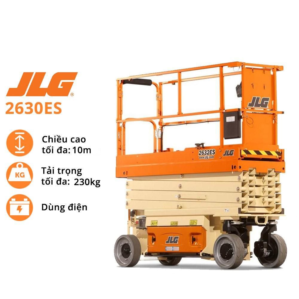 Cho Thuê Xe Nâng Người Tự Hành Dạng Cắt Kéo JLG 2630ES