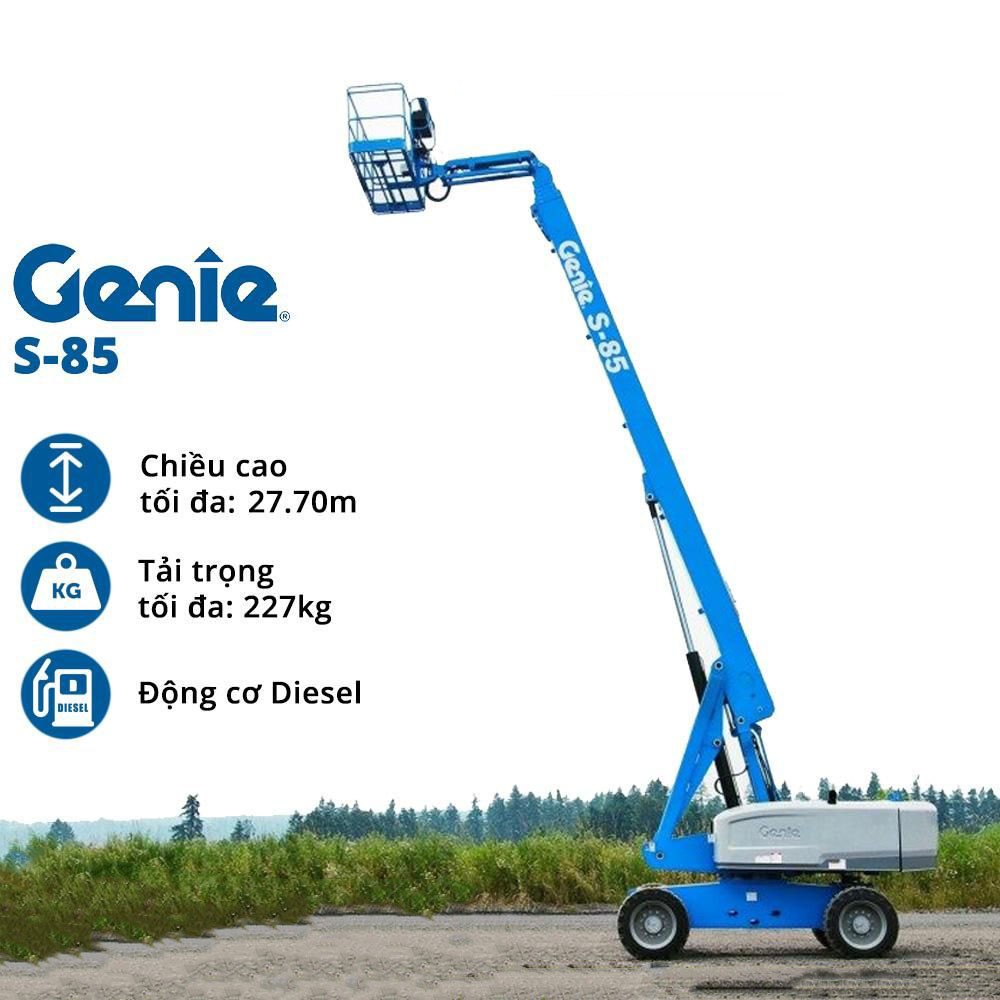 Cho Thuê Xe Nâng Người S-Boom Genie S-85 – 28m làm việc