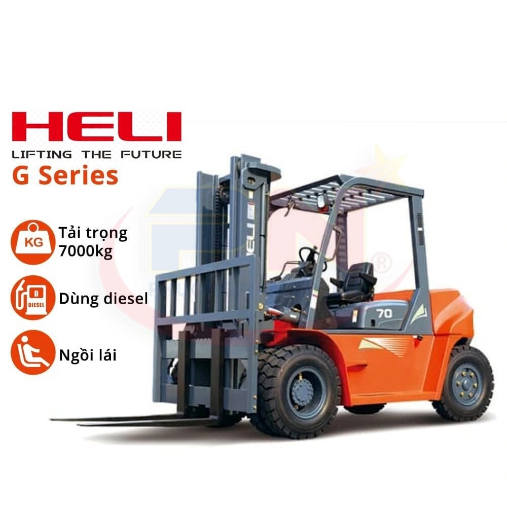 Cho Thuê Xe Nâng Hàng 7 Tấn Heli G series