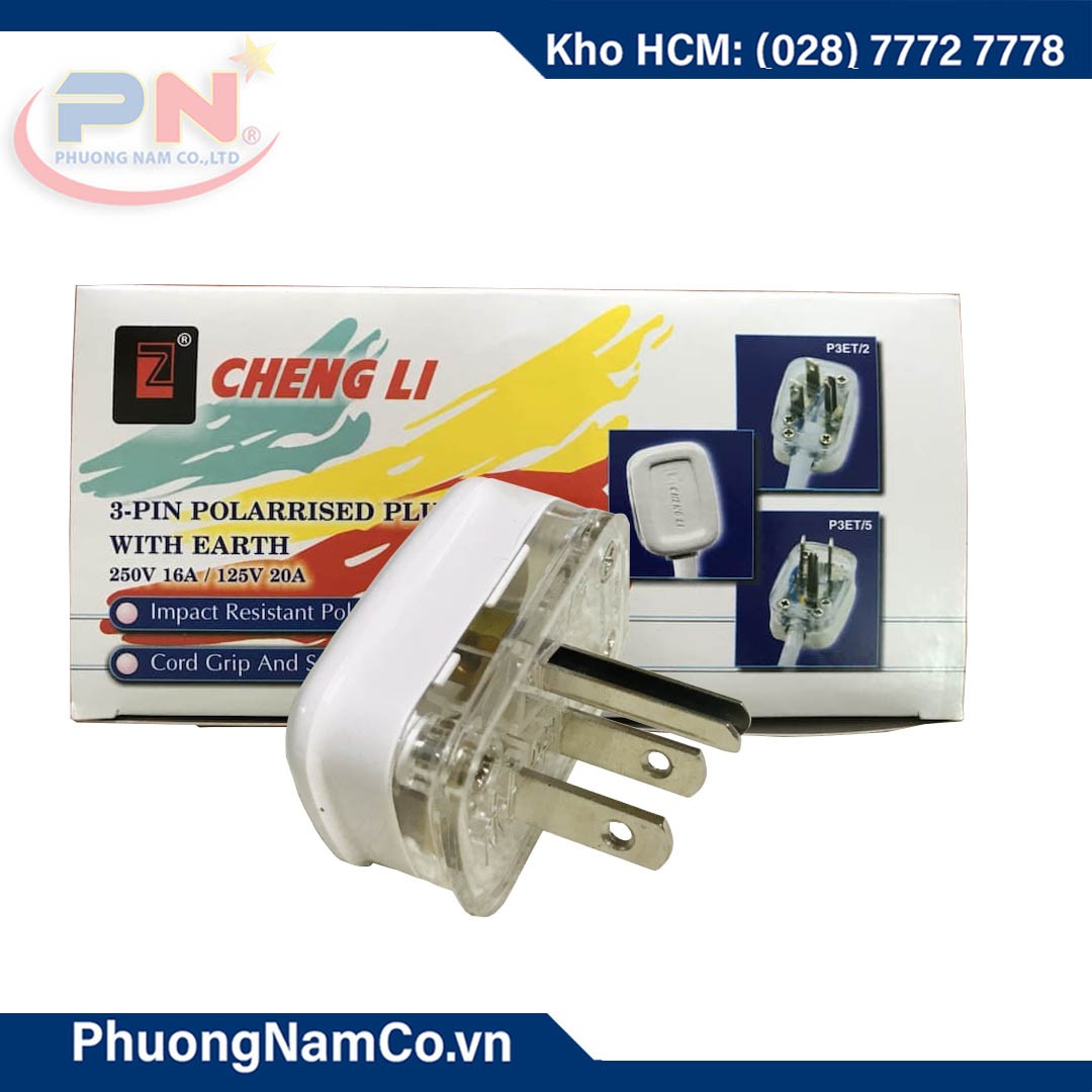 Phích Cắm 3 Chấu Chengli