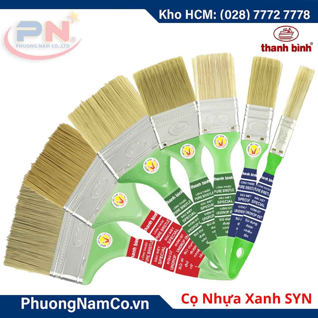 Cọ Cán Nhựa Màu Xanh SYN Thanh Bình