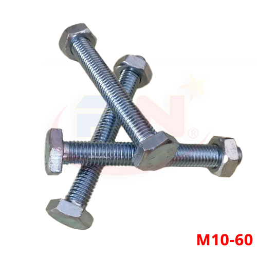 Bulong mạ kẽm M10x60mm