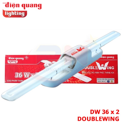 Bộ Đèn Doublewing Điện Quang ĐQ DW 236D 2x36W