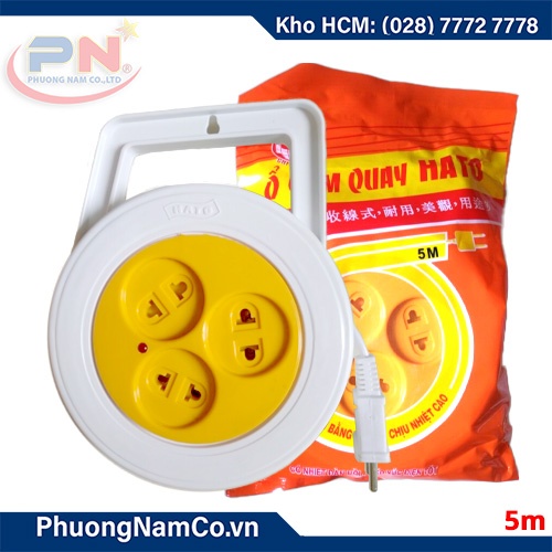 Ổ cắm tròn quay HATO 5m