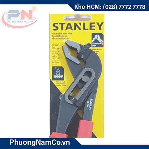 Kìm Mỏ Quạ 7 Lỗ Cách Điện 1000v Stanley 84-294 10 inch/250mm