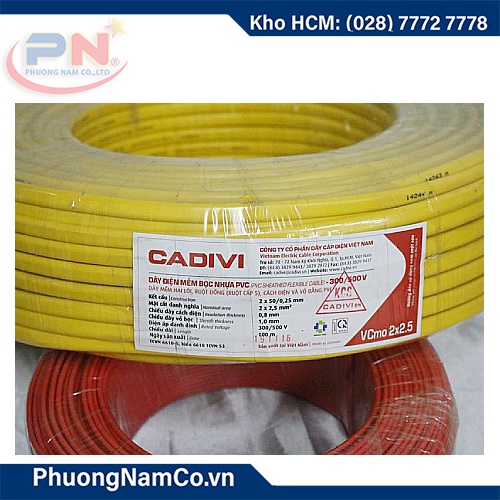 Dây Điện Đôi VCmo 2x6 CADIVI