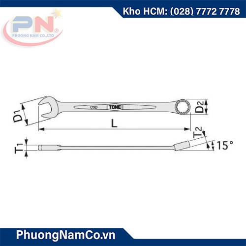 Cờ Lê Tone  HPCS-17