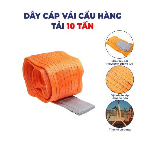 Dây Đai Nâng Hàng 10 Tấn