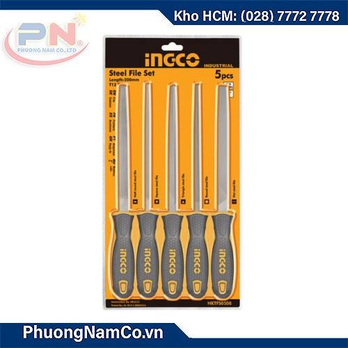 Bộ giũa thép 5 chi tiết Ingco HKTFS0508