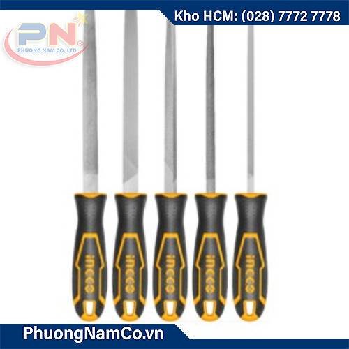 Bộ giũa thép 5 chi tiết Ingco HKTFS0508