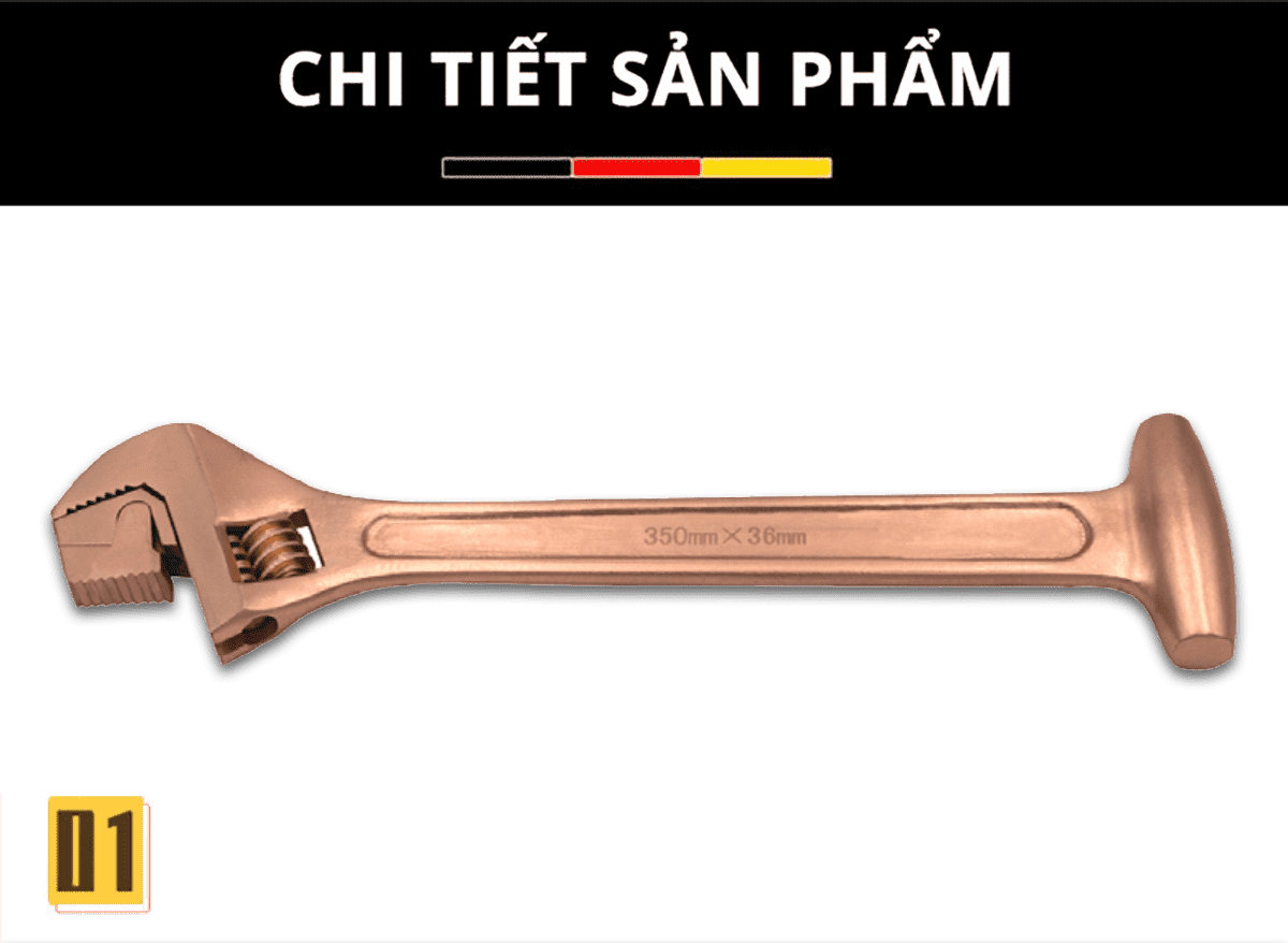 Mỏ lết búa chống cháy nổ WEDO