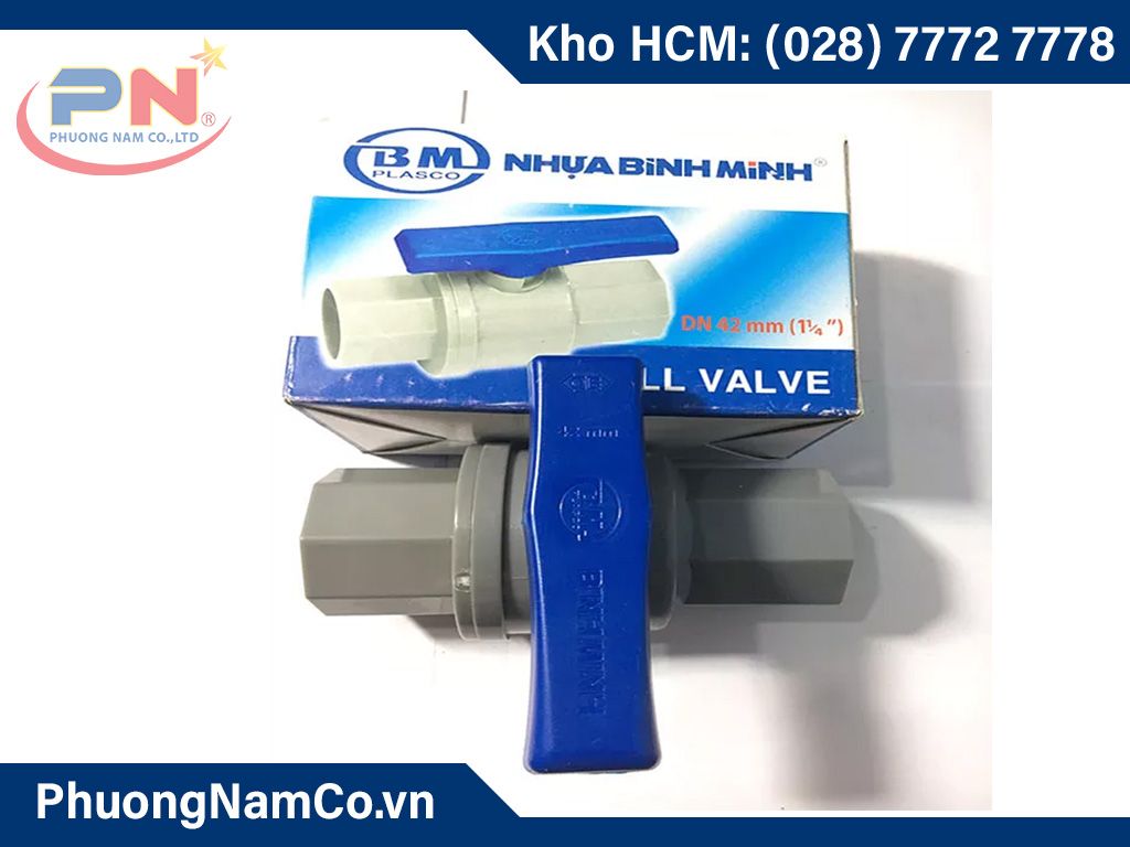 Van nước PVC Ø42 Bình Minh