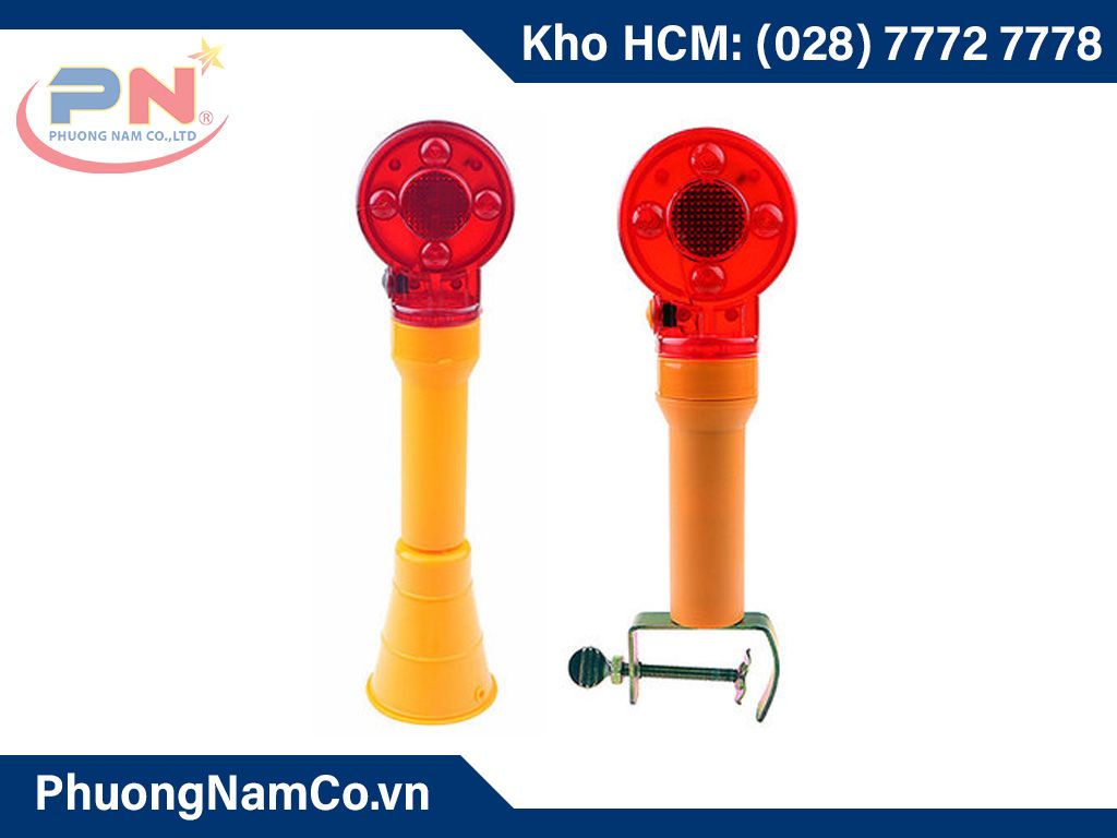 Đèn cảnh báo hoa mai dùng pin đại