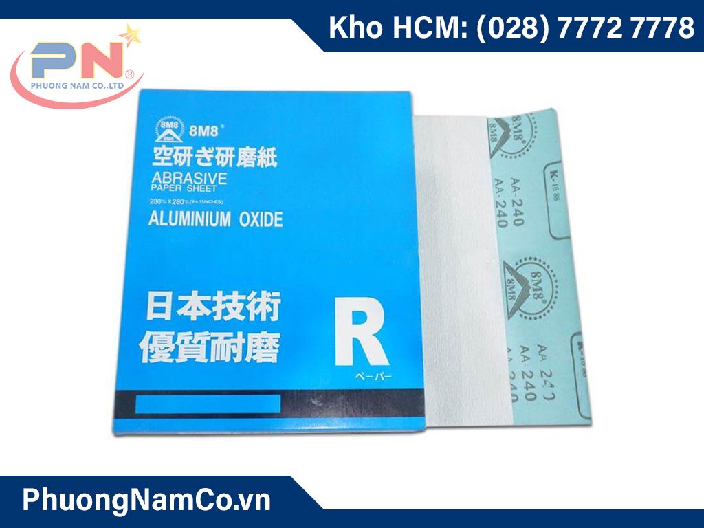 giấy nhám xanh mịn AA240