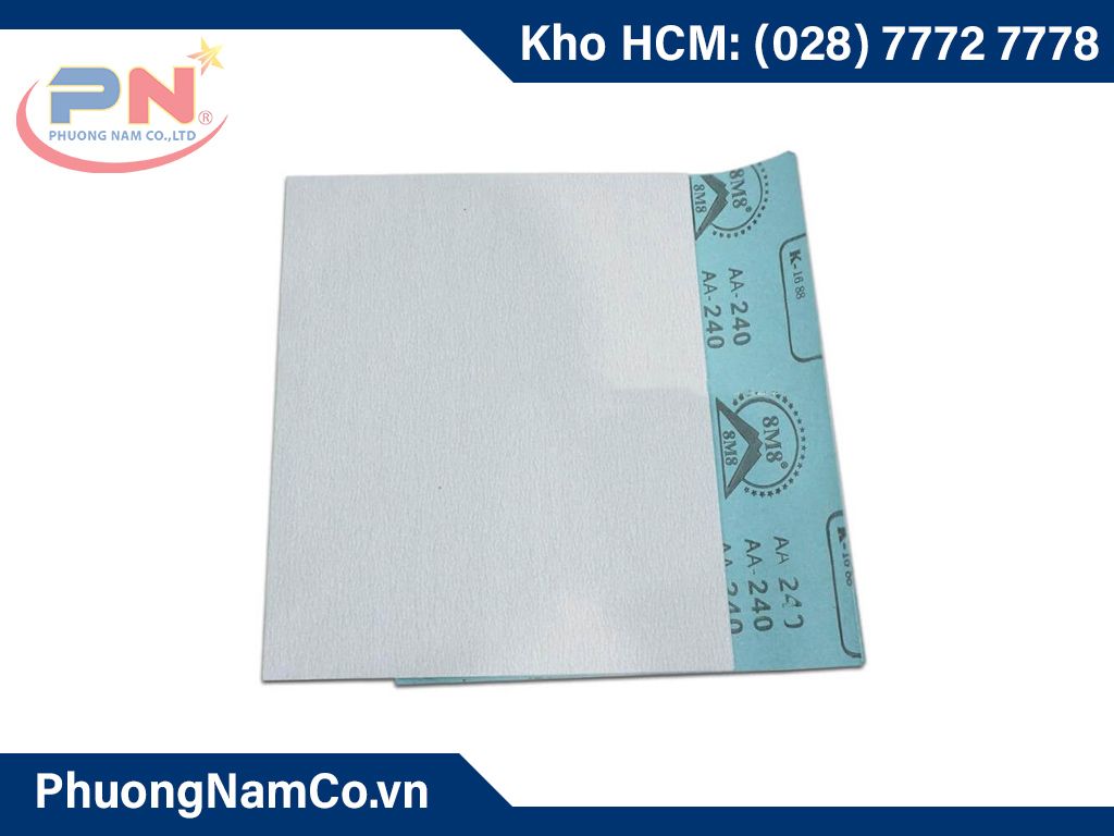 giấy nhám xanh mịn AA240