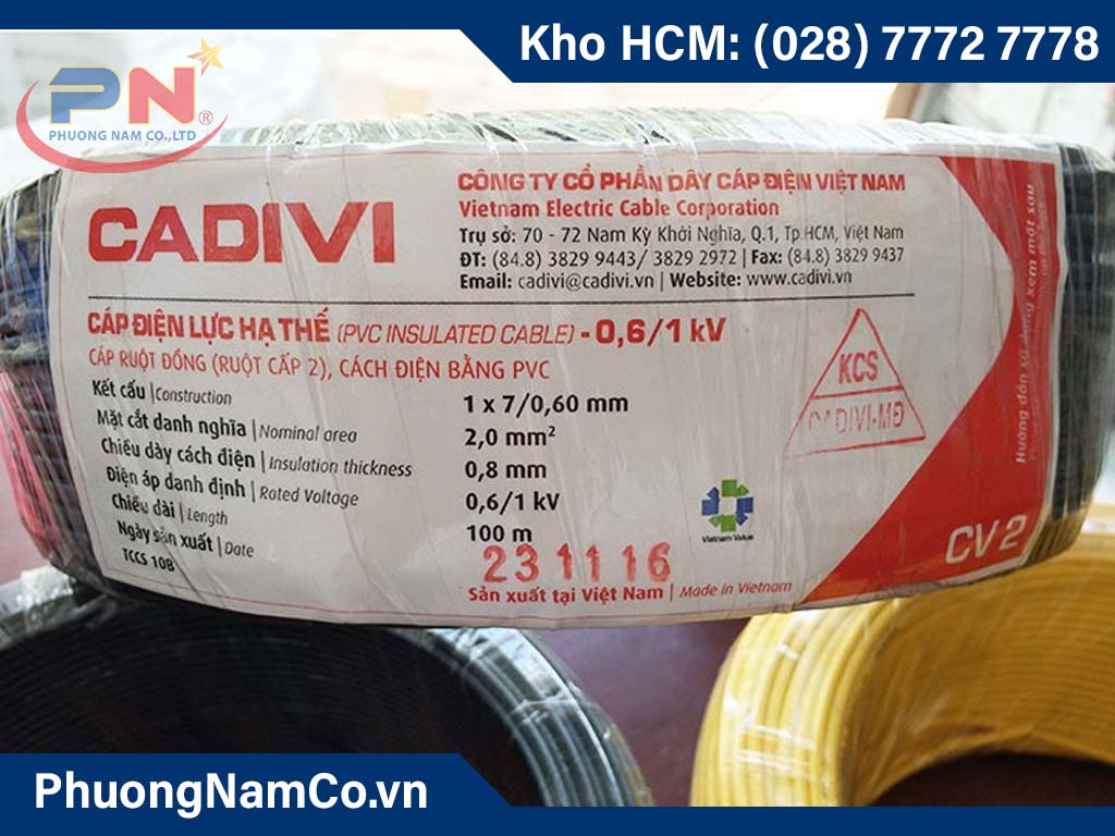 dây điện cadivi, dây điện đơn cadivi giá tốt, giao hàng nhanh