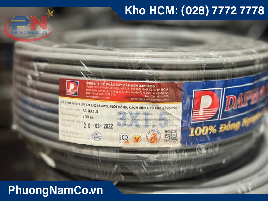 day-dien-boc-2-lop-tron-xam-3x1.5mm-chinh-hang