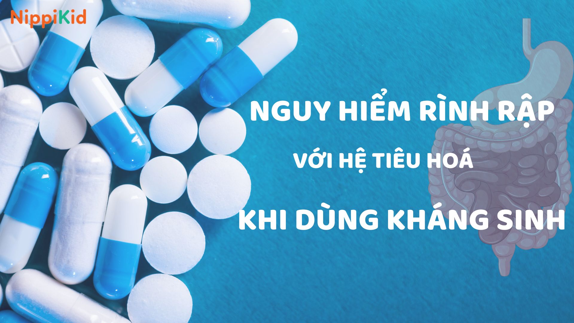 NGUY HIỂM RÌNH RẬP VỚI HỆ TIÊU HOÁ CỦA BÉ SAU KHI DÙNG KHÁNG SINH !