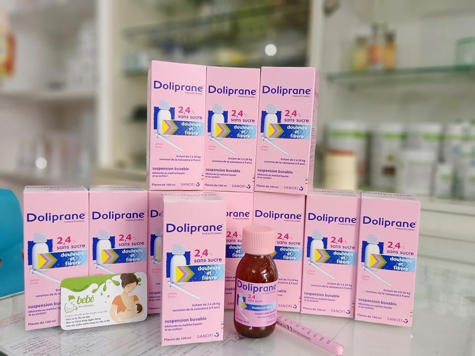 Thuốc hạ sốt Doliprane nuôi con nhỏ không thể thiếu