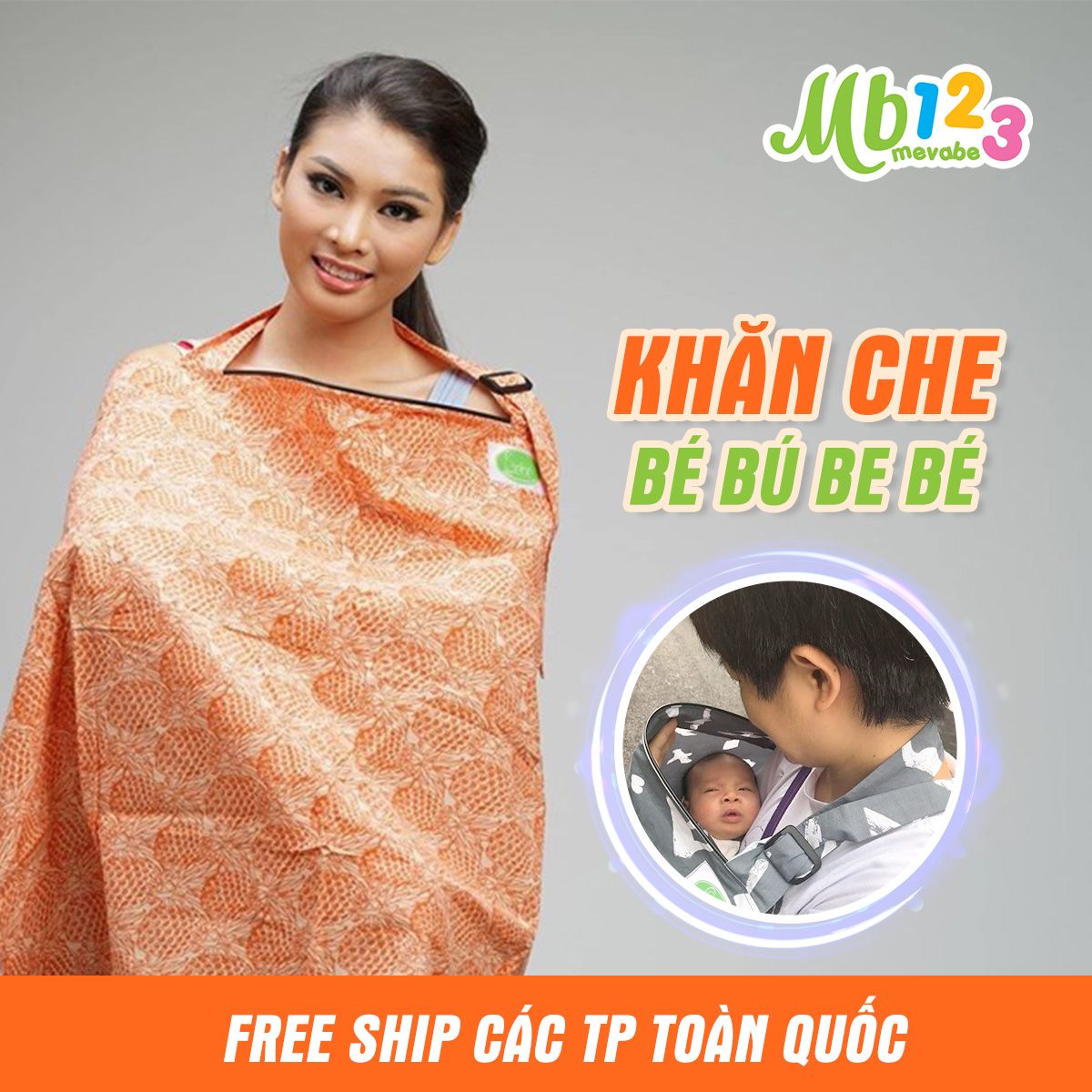 KHĂN CHOÀNG CHE CHO BÉ BÚ VÀ NƠI MUA HÀNG CHẤT LƯỢNG