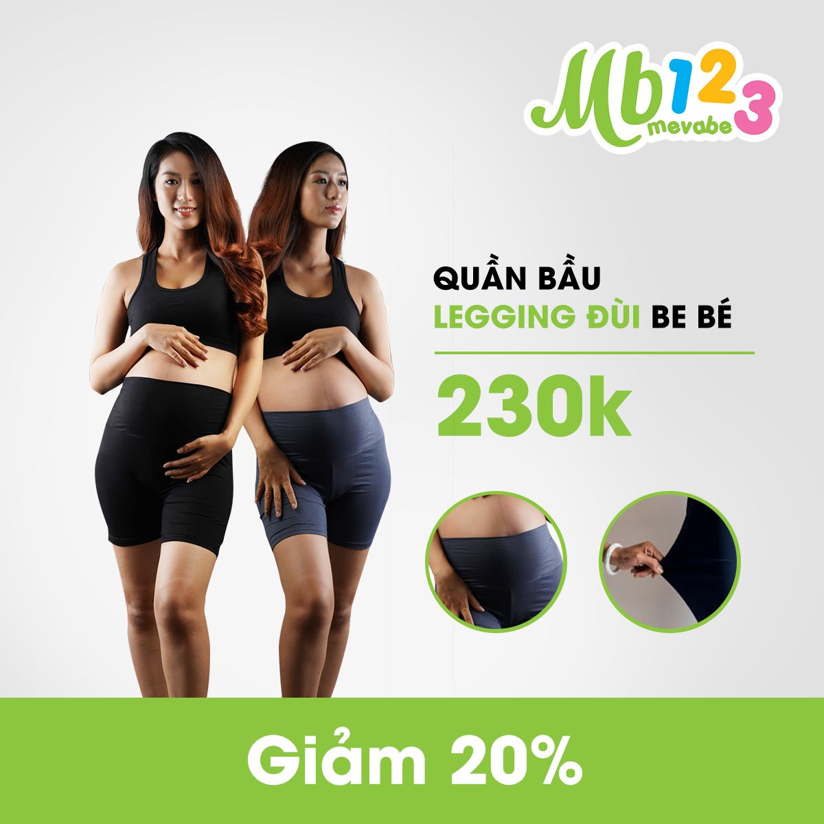 Quần legging bầu – TRANG PHỤC TỐI GIẢN CHO MẸ KHI MANG THAI