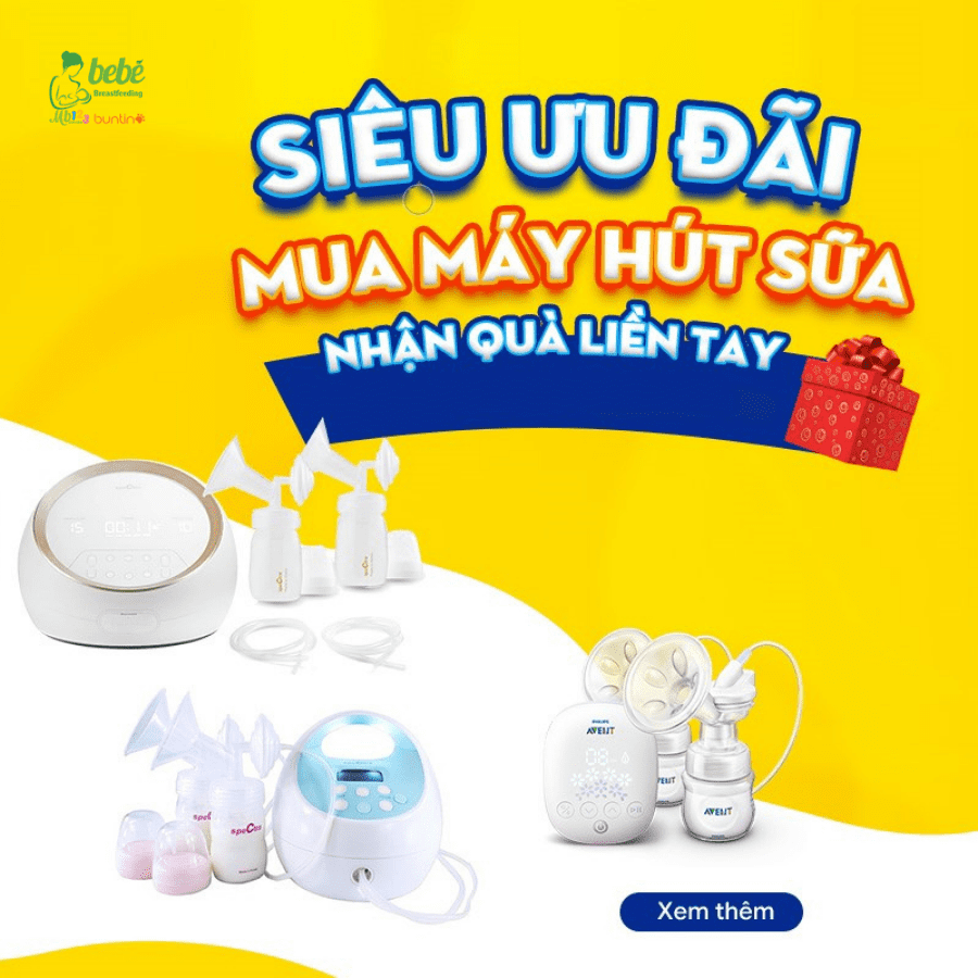 Tưng bừng quà tặng khi mua máy hút sữa tại BeBé SHOP HCM