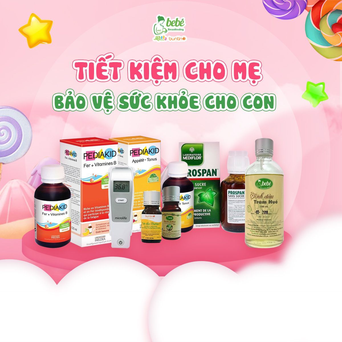 TIẾT KIỆM CHO MẸ - BẢO VỆ SỨC KHỎE CHO CON