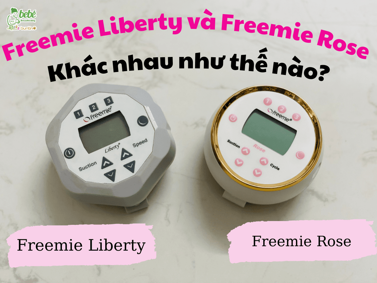 REVIEW: SO SÁNH MÁY HÚT SỮA FREEMIE LIBERTY VÀ FREEMIE ROSE? PHIÊN BẢN MỚI FREEMIE ROSE CÓ ĐÁNG ĐẦU TƯ?