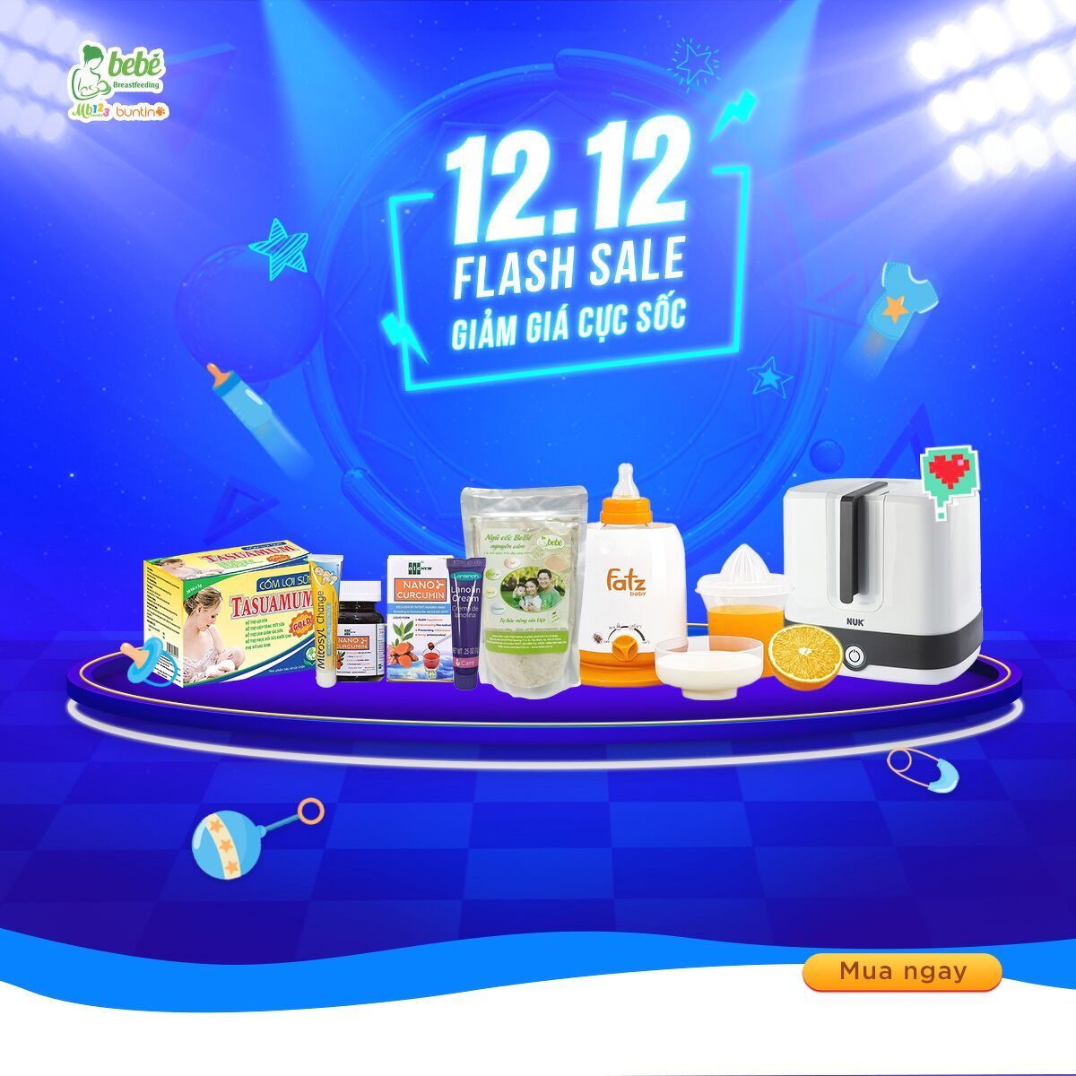 FLASH SALE 12.12 - ƯU ĐÃI NGẤT NGÂY, GIẢM GIÁ CỰC SỐC