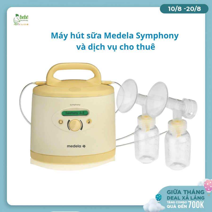 Máy hút sữa Medela Symphony và dịch vụ cho thuê