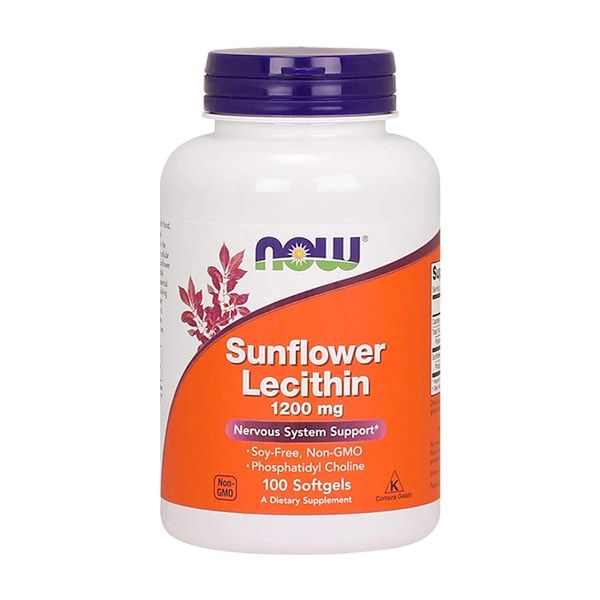 Now Foods Sunflower Lecithin 100 viên hỗ trợ trị tắc tia sữa