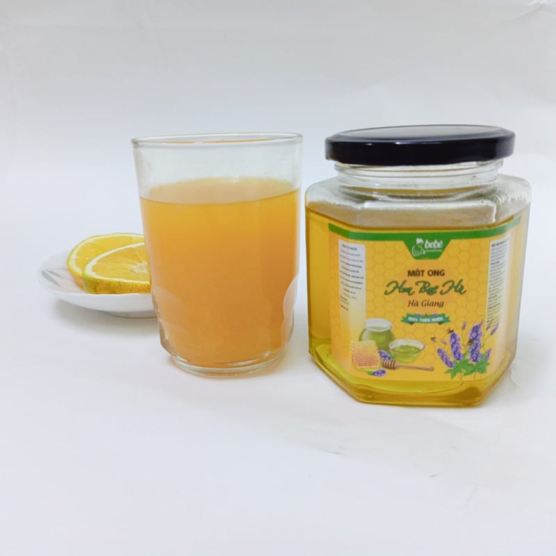 Chai mật ong hoa bạc hà Hà Giang Be Bé 180ml