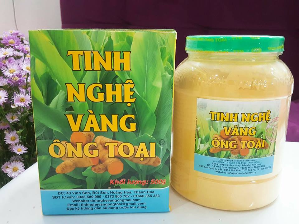 Hộp Tinh nghệ Ông Toại 500gr