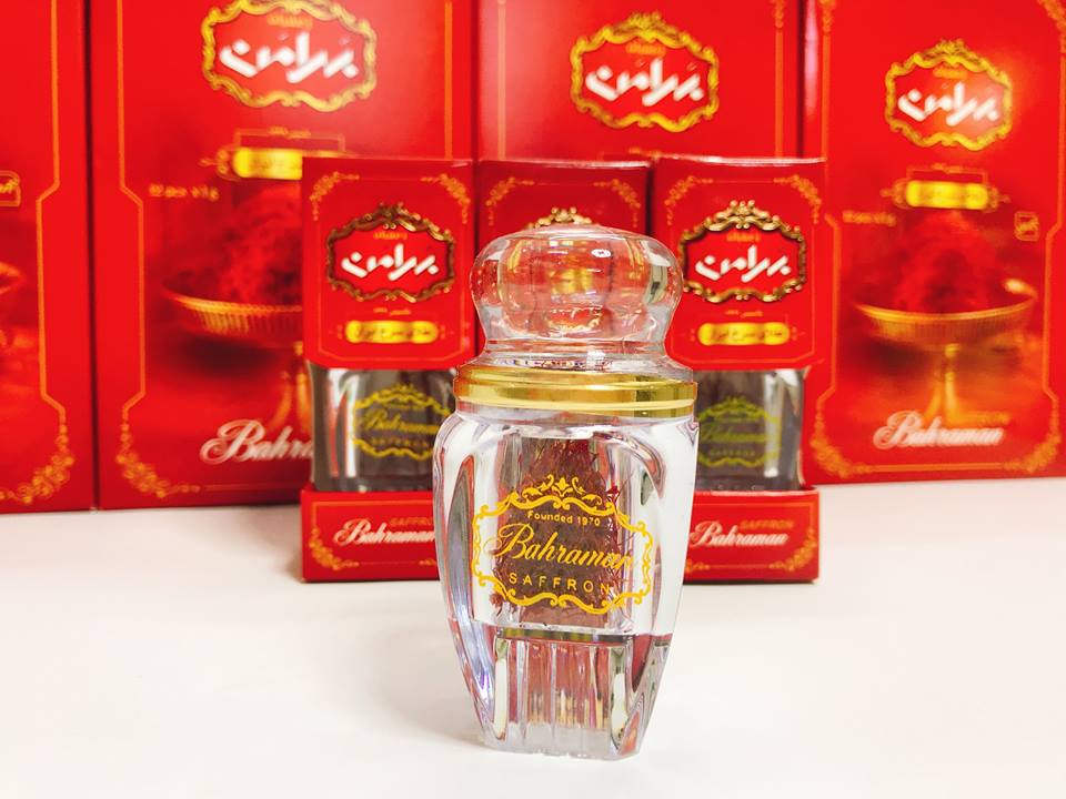 Hộp 1gram nhụy hoa nghệ tây Bahraman Saffron