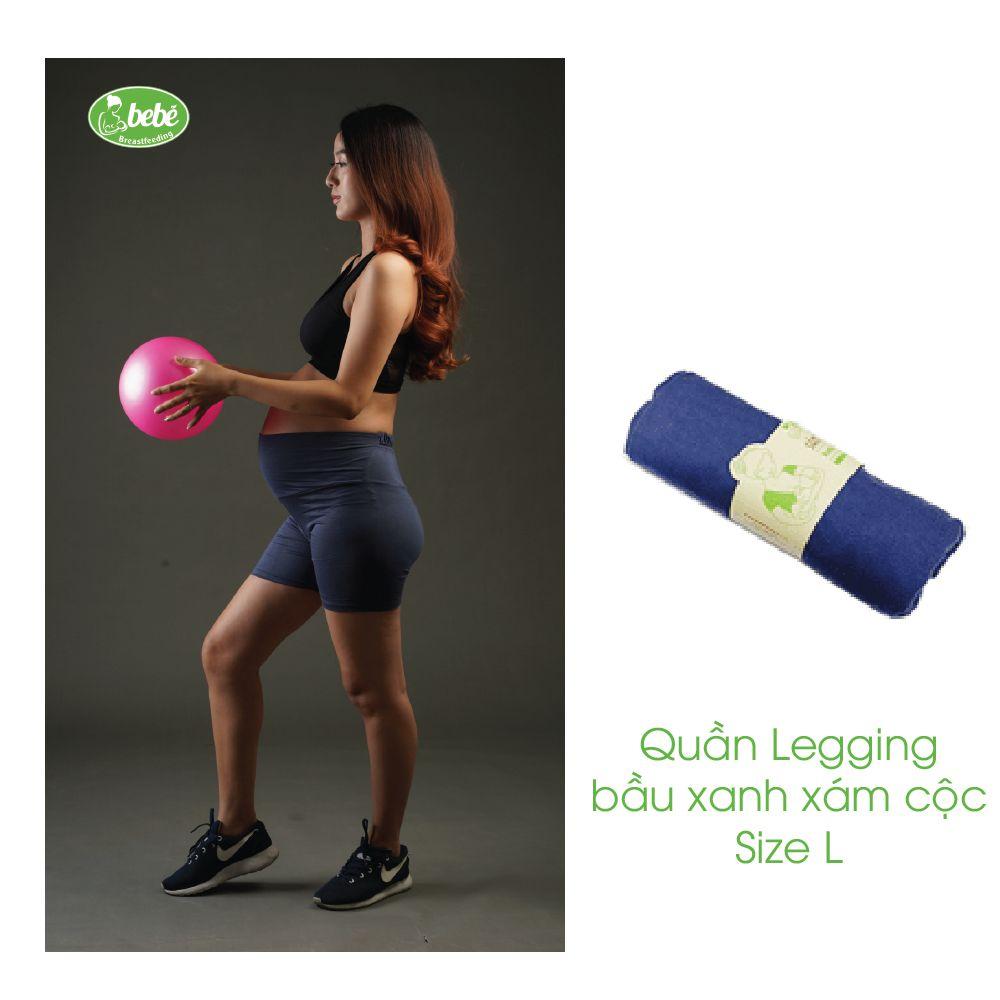 Quần bầu legging cộc