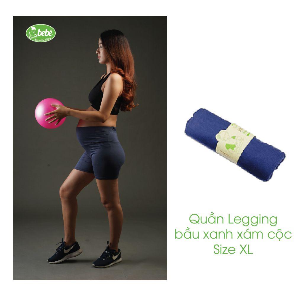 Quần bầu legging cộc