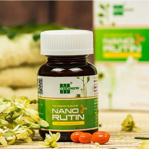 NANO RUTIN OIC (60 viên) - hỗ trợ điều trị suy giãn tĩnh mạch và trĩ