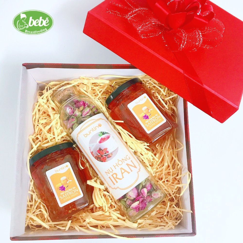 Set quà tặng Saffron mật ong