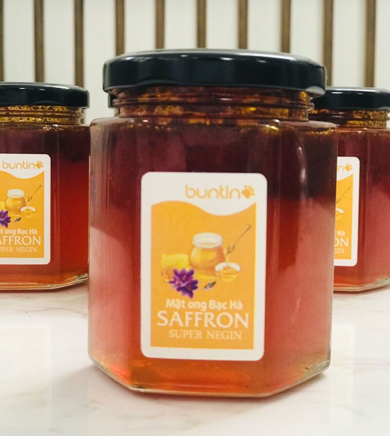 Chai mật ong Saffron Be Bé 180ml